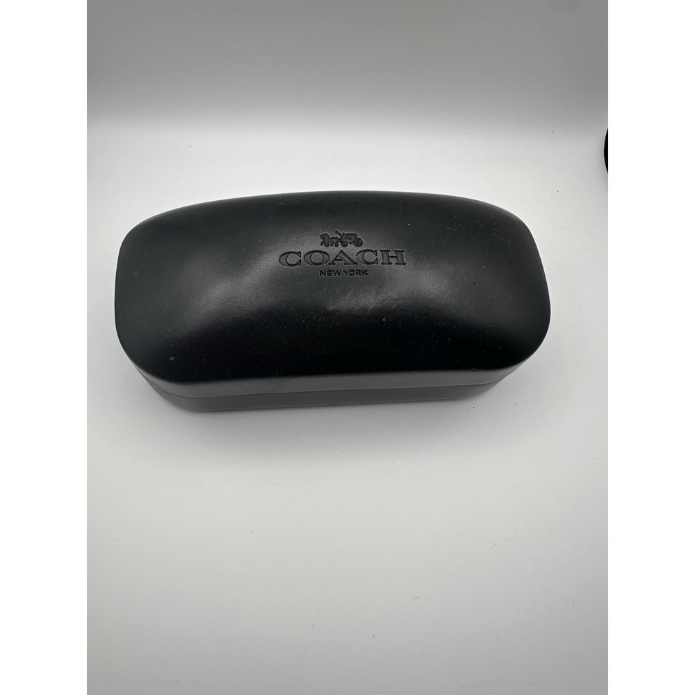 COACH Black Unisex Large Glasses Eyeglasses Case Only Clamshell Box
